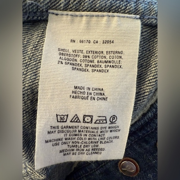 Anthropologie Pilcro and the Letterpress Distressed Denim Jacket Size Small - Picture 6 of 9